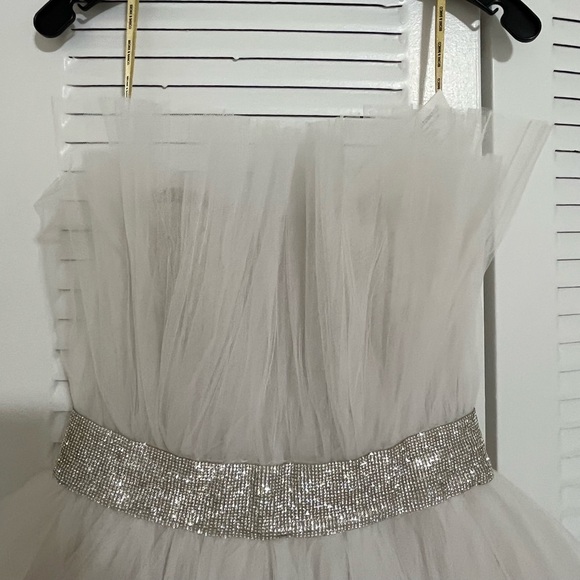 Bronx and Banco NEW Anna Strapless Pleated Tulle Mini Dress - Picture 9 of 14